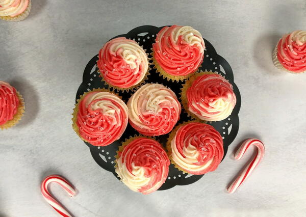 Candy Cane Cupcakes Candy Cane Cupcakes