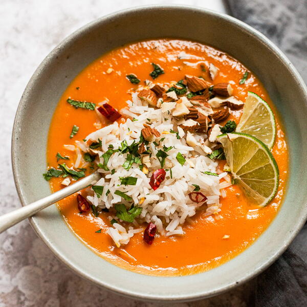 Sweet Potato Carrot Soup Sweet Potato & Carrot Soup