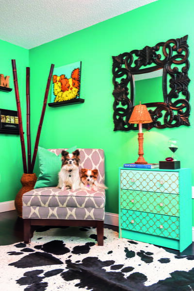 Vibrant Painted Furniture DIY