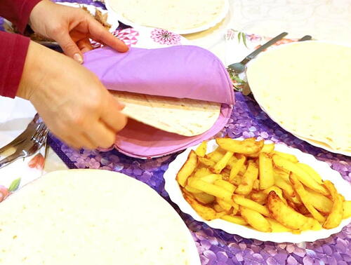 Easy Fabric Tortilla Warmer Easy Fabric Tortilla Warmer