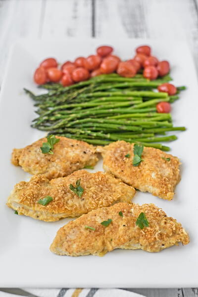 Parmesan Crusted Chicken Parmesan Crusted Chicken