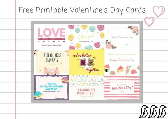 Free Printable Valentines Day Cards For Kids Free Printable Valentine's Day Cards For Kids
