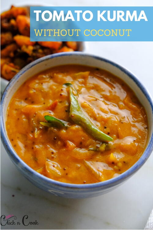 Tomato Kurma Without Coconut Tomato Kurma Without Coconut