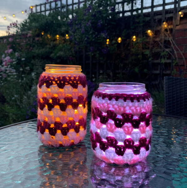 Running Rings Mason Jar Cozy Running Rings Mason Jar Cozy