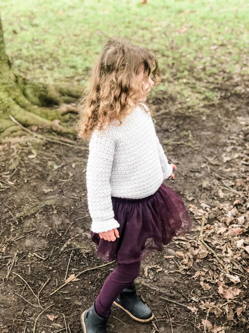 Simple Cluster Crochet Sweater Simple Cluster Crochet Sweater