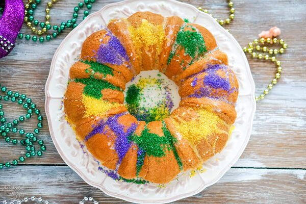 Crescent Roll King Cake Crescent Roll King Cake