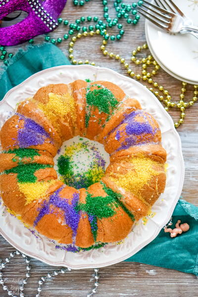Crescent Roll King Cake Crescent Roll King Cake