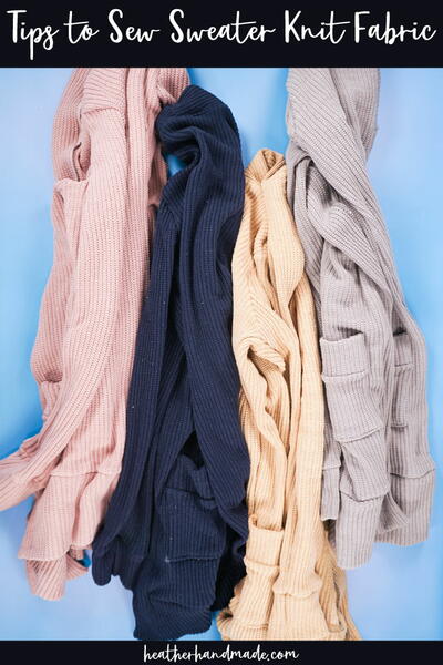 Tips To Sew Sweater Knit Tips To Sew Sweater Knit