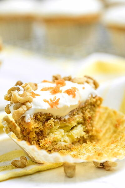 Carrot Pineapple Cupcakes Carrot Pineapple Cupcakes