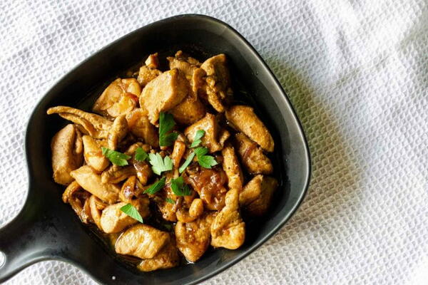 Chicken Salpicao With Mushroom Chicken Salpicao With Mushroom