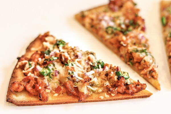 Crispy Crust Kheema Pizza Crispy Crust Kheema Pizza