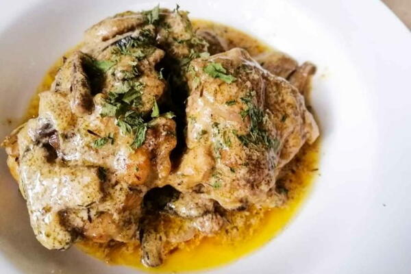 Creamy Chicken With Mushrooms Creamy Chicken With Mushrooms