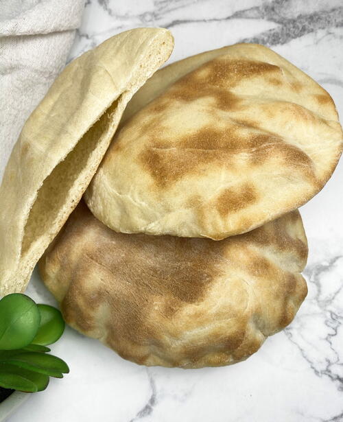 Easy Homemade Greek Pita Pocket Bread Easy Homemade Greek Pita Pocket Bread