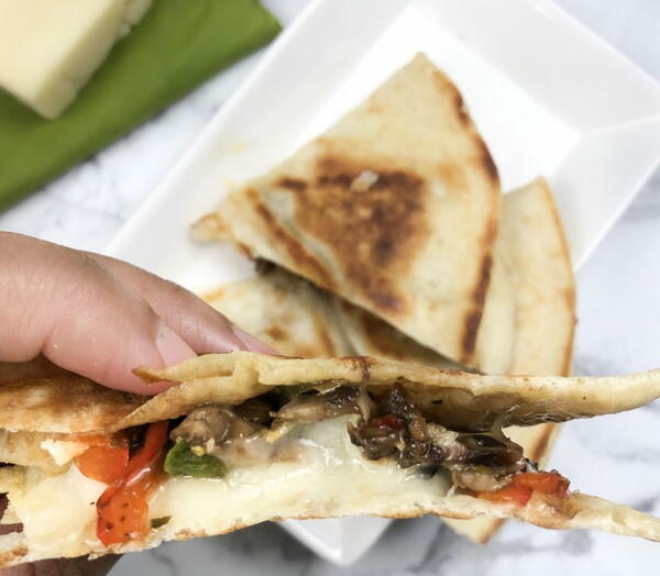 Mushroom Quesadilla Mushroom Quesadilla