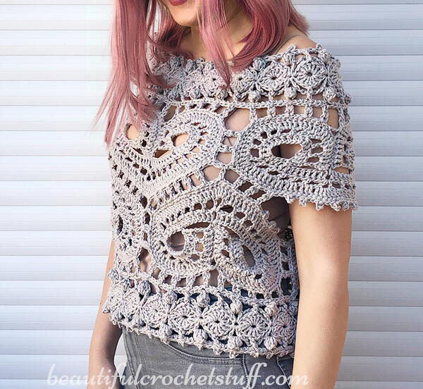 Crochet Sweetheart Crop Top Free Pattern Crochet Sweetheart Crop Top Free Pattern