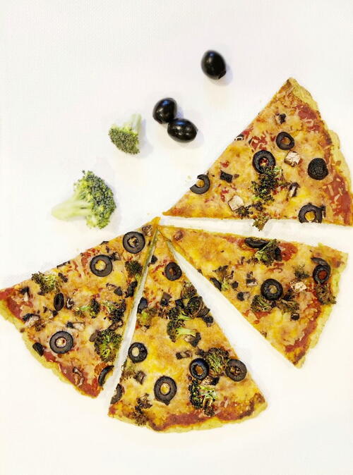 Green Pizza Crust Green Pizza Crust