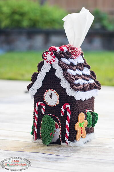 Gingerbread House Tissue Box Cover Gingerbread House Tissue Box Cover