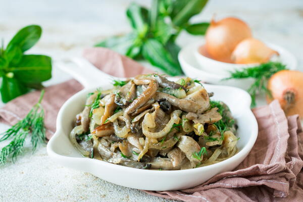 Pan Fried Oyster Mushrooms