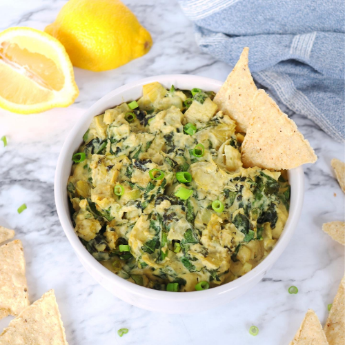 Baked Spinach And Artichoke Dip - Vegan Gluten Free Baked Spinach And Artichoke Dip - Vegan Gluten Free