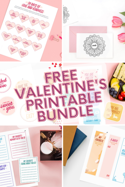 Free Valentine Printable Bundle - 14 Random Acts Of Kindness Free Valentine Printable Bundle - 14 Random Acts Of Kindness