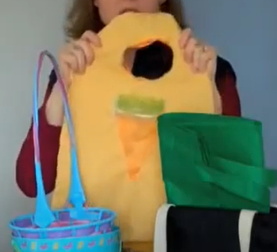 Video Project: Reusable Carrot Easter Bag