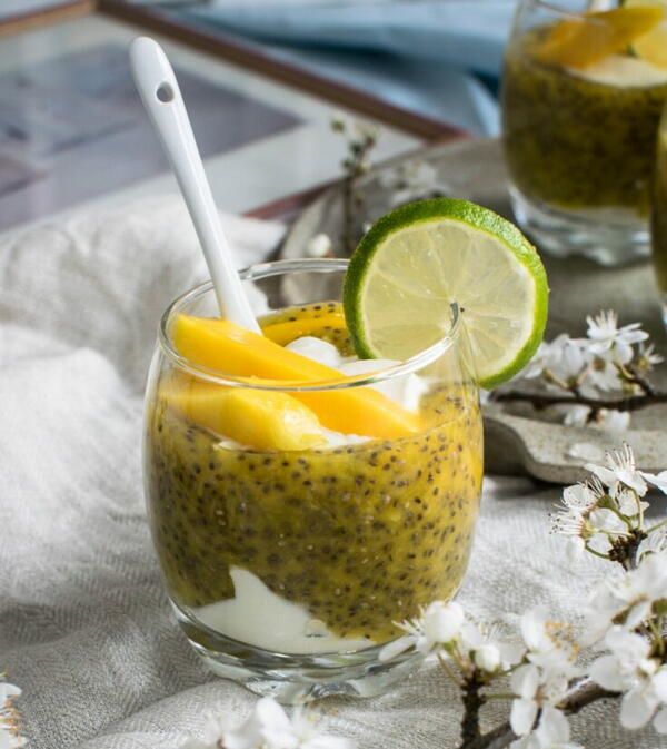 Sweet Mango Chia Seed Pudding Recipe Sweet Mango Chia Seed Pudding Recipe