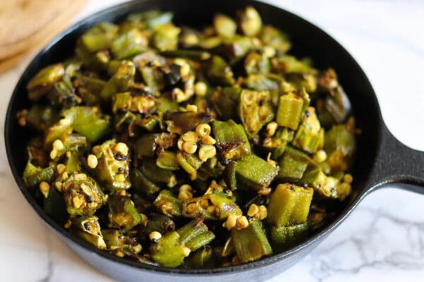 Quick And Easy Indian Okra Recipe With Air Fryer Quick And Easy Indian Okra Recipe With Air Fryer