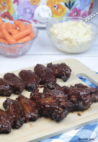 Slow Cooker Honey Garlic Chicken Wings Slow Cooker Honey Garlic Chicken Wings