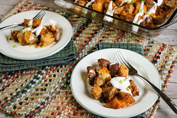 Slow Cooker Loaded Potatoes Slow Cooker Loaded Potatoes
