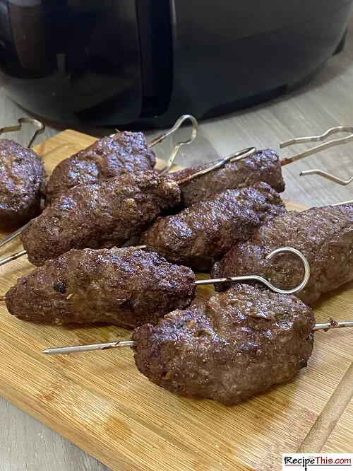 Air Fryer Lamb Kofta Kebabs Air Fryer Lamb Kofta Kebabs