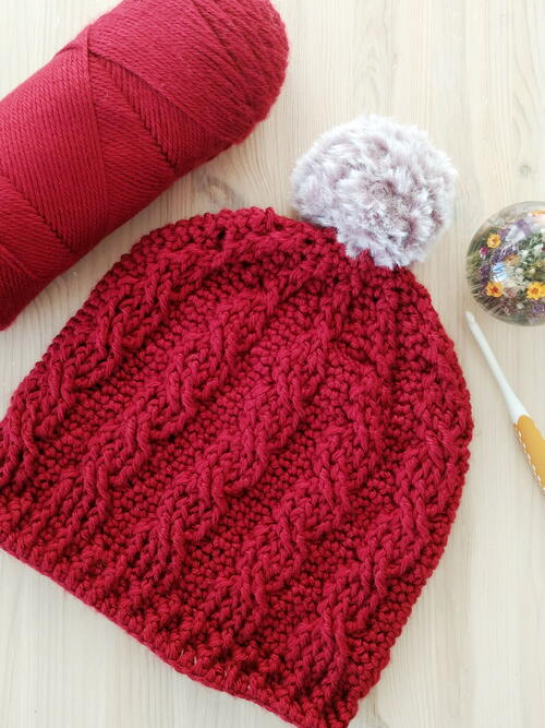 Easy Cable Crochet Hat Easy Cable Crochet Hat