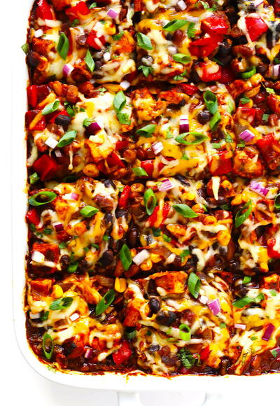 Stacked Chicken Enchiladas Stacked Chicken Enchiladas