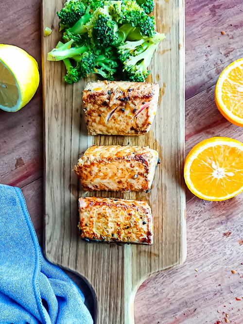 Citrus Marinated Salmon Citrus Marinated Salmon
