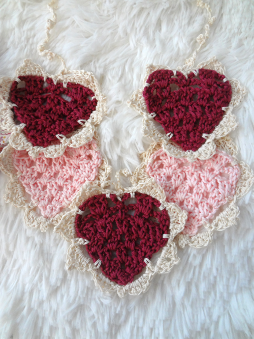 Vintage Heart Bunting Vintage Heart Bunting