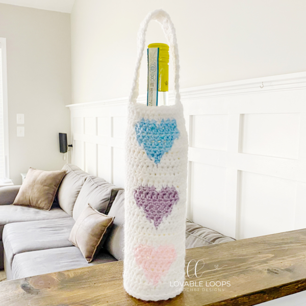 Heart Wine Bottle Bag Heart Wine Bottle Bag