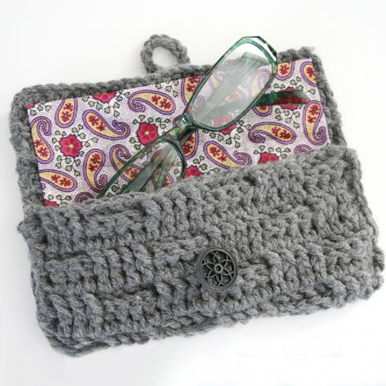 Easy Crochet DIY Eyeglasses Case Easy Crochet DIY Eyeglasses Case