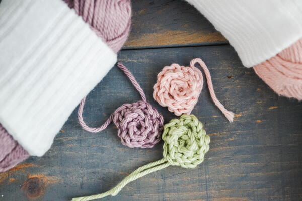 Easy Rosette Flower Easy Rosette Flower