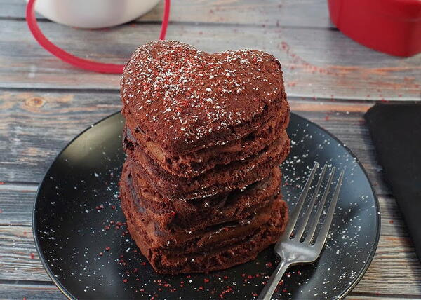 Healthy Red Velvet Pancakes Healthy Red Velvet Pancakes