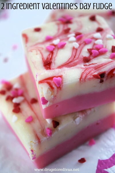 Valentines Day Fudge Valentine's Day Fudge