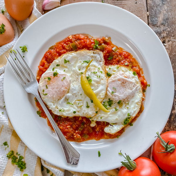 Classic Spanish Eggs Huevos A La Espaola Recipe Classic Spanish Eggs | Huevos A La Española Recipe