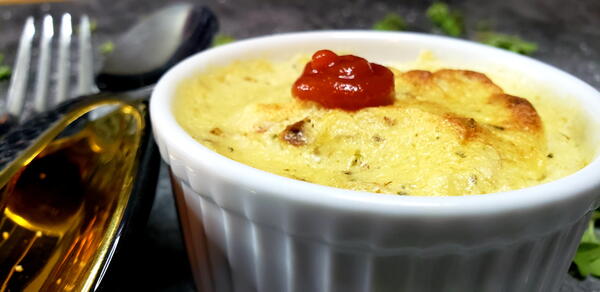 Melted Onion Souffl Melted Onion Soufflé