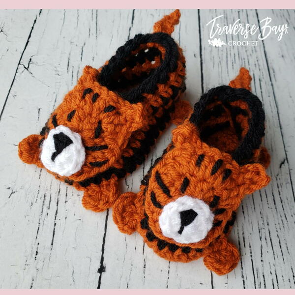Tiger Baby Booties Tiger Baby Booties
