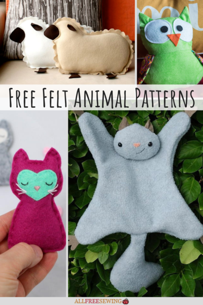 36 Felt Animal Patterns 36 Felt Animal Patterns