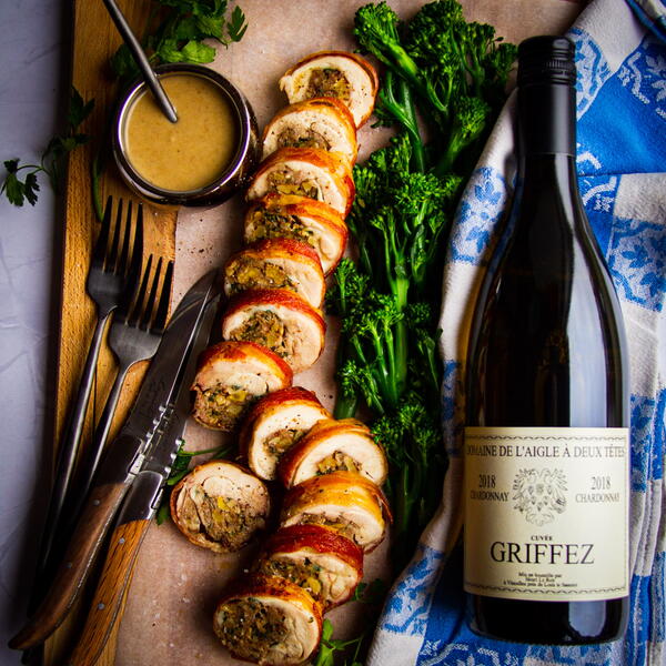 Stuffed Chicken Leg With Bacon Porcini Walnuts And A Date Sauce Stuffed Chicken Leg With Bacon, Porcini, Walnuts And A Date Sauce