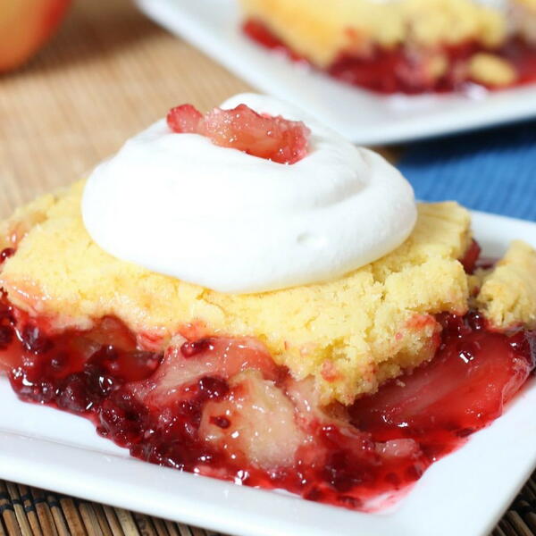 Apple Berry Dump Cake Apple Berry Dump Cake