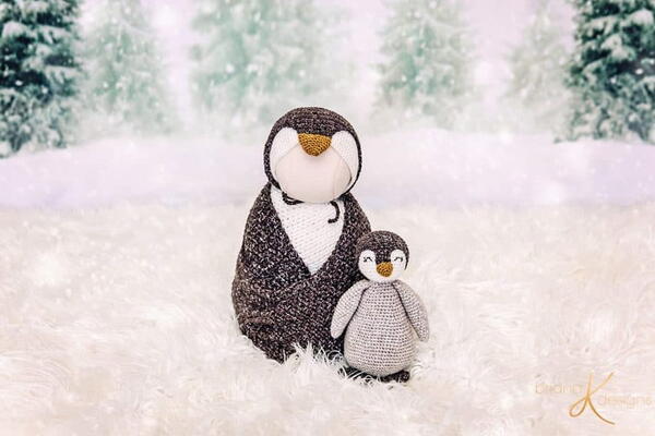 Newborn Penguin Crochet Outfit Newborn Penguin Crochet Outfit