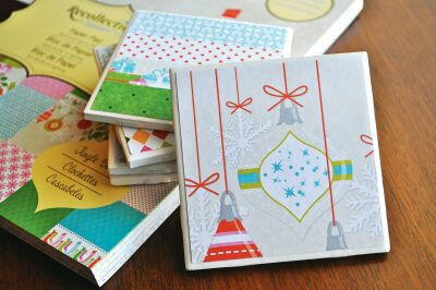 Jingle Bell Tile Coasters Jingle Bell Tile Coasters