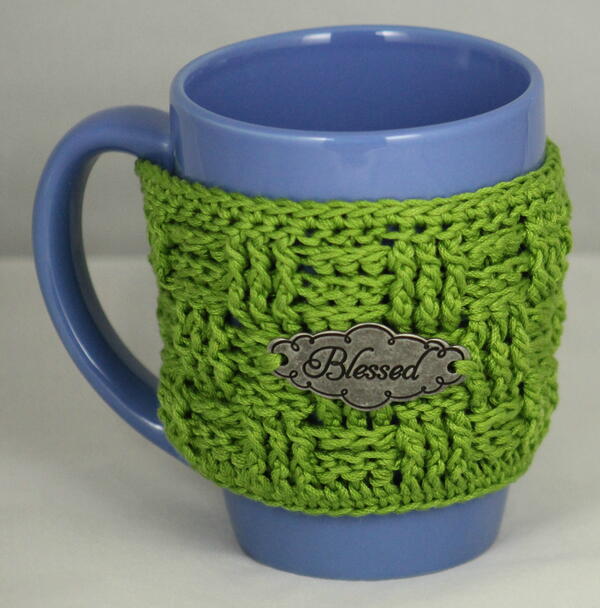 Basket Weave Mug Cozy Basket Weave Mug Cozy
