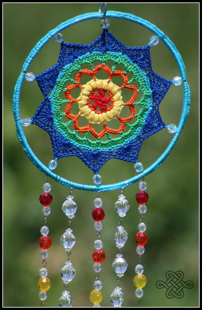 Crystal Crochet Mandala Crystal Crochet Mandala