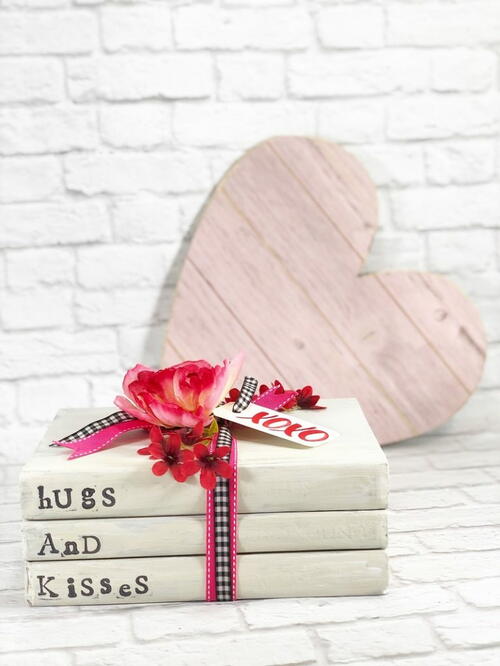 Valentines Day Book Stack A Dollar Tree Diy Valentine’s Day Book Stack A Dollar Tree Diy